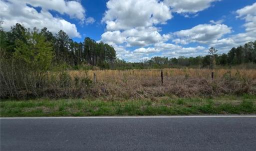 Road frontage along Riverside Road.