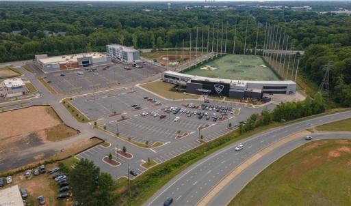 Topgolf complex just down the road