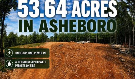 Photo #1 of 808 Neely, Asheboro, NC 53.6 acres