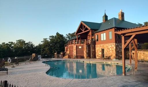 Pool and back of clubhouse