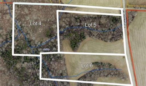 Lots 4, 5 & 6 overlay.  Not to scale. Discussion purposes only.