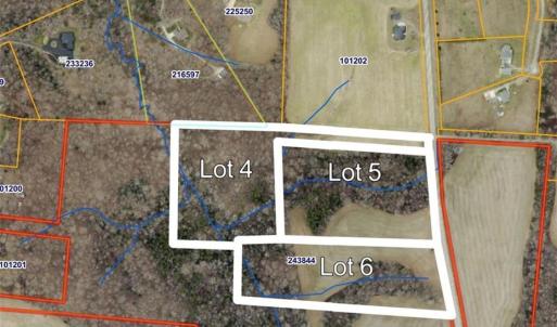 Zoomed showing surrounding developed properties with similar features. Overlay not to scale. For discussion purposes only.