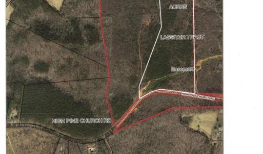 Aerial GIS map, sale area is east block in white