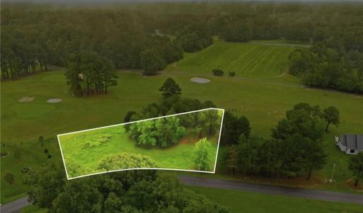 Overhead shot showing the approximate lot lines/dimensions.