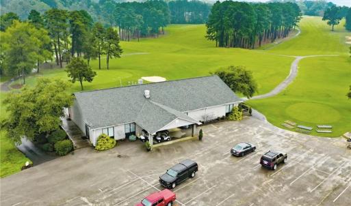 Overhead shot of Caswell Pines Clubhouse at Blanch!