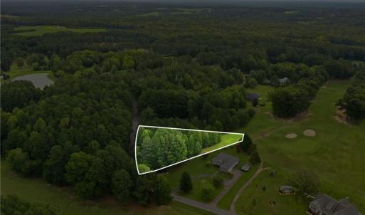 Overhead shot showing the approximate lot lines/dimensions.