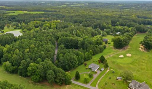 Aerial view of the neighborhood.