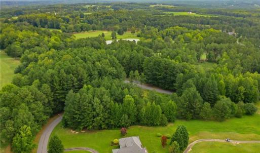 Aerial view of Oak Tree Drive to Club House Drive.
