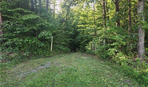Gate at top of driveway