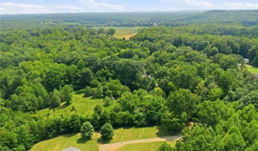 Aerial view of the property.