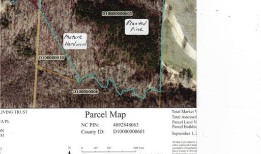 Aerial GIS Map w/Easement Shown