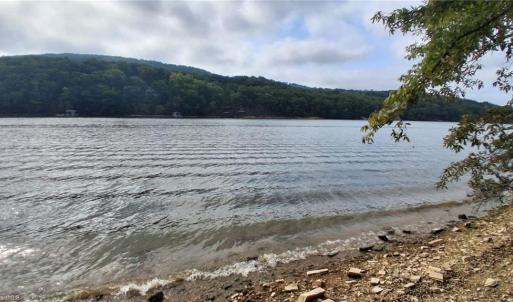 Nice level shoreline and beautiful view of High Rock Mountain