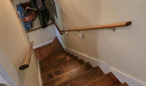 Stairs to upper level