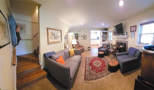 Comfortable guest cabin with loft bedroom/bath