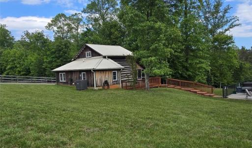Tobacco barn converted into a guest cabin