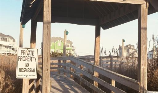 Oceanfront walkway