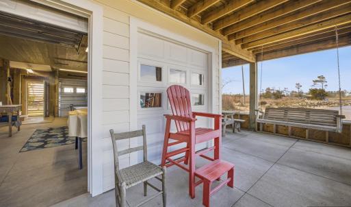 Downstairs Covered Exterior