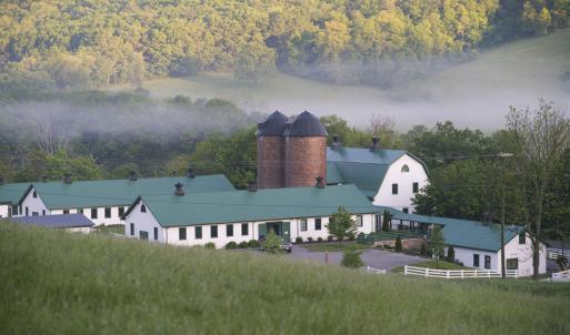 Old Dairy Complex Morning Mist Rising