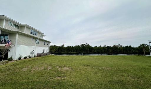 View of yard featuring a water view