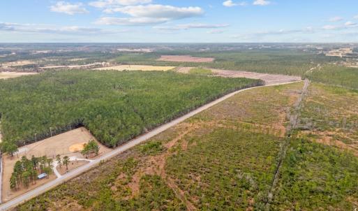 Aerial view with a rural view