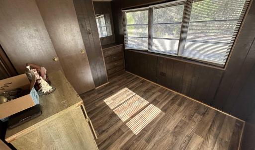 Interior space featuring wood finished floors and