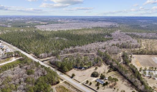 Bird's eye view with a forest view