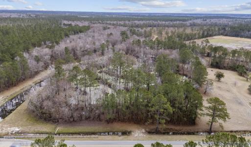Drone / aerial view with a forest view