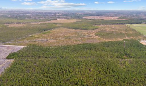 Aerial view with a rural view