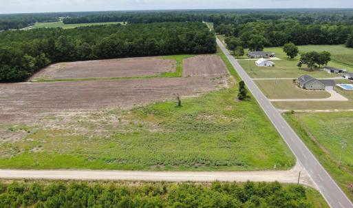 Aerial view featuring a rural view