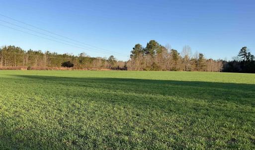 View of yard with a rural view