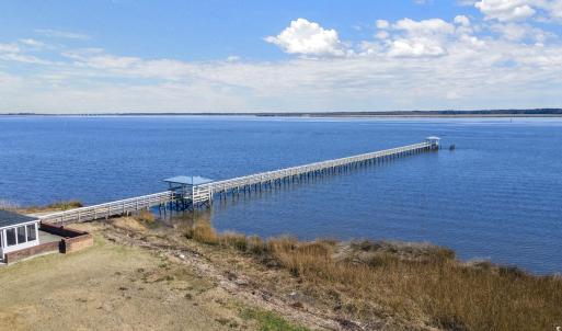 View of the elongated dock