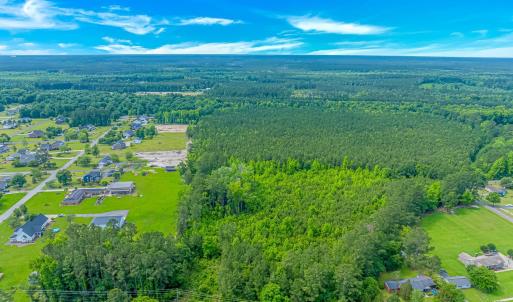 Drone / aerial view of a heavily wooded area