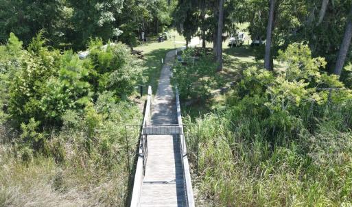 Drone / aerial view of a tree filled landscape