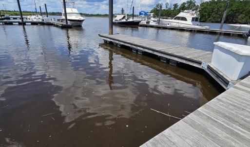Dock with a water view