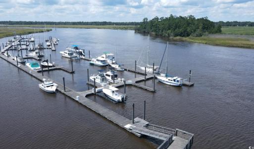 Dock with a water view