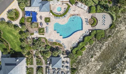 Bird's eye view of a pool