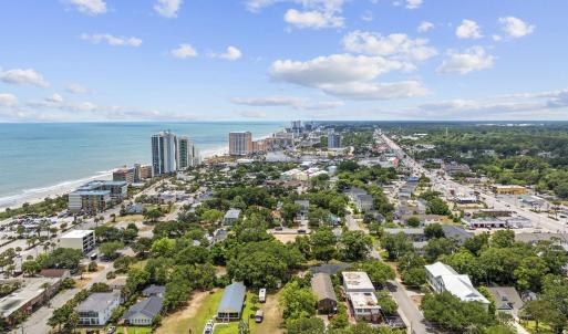 View of urban area with a nearby body of water