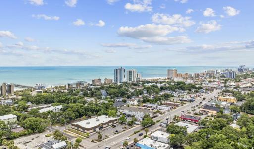 View of urban area with a nearby body of water