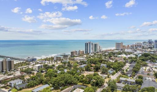 View of urban area featuring a large body of water