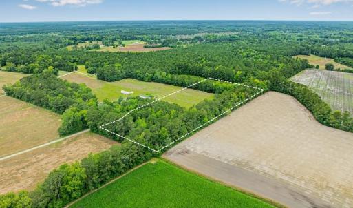 Overview of rural landscape featuring property bou