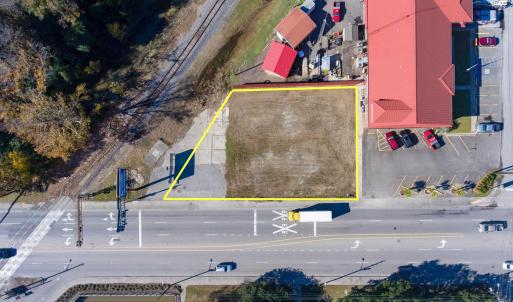 Aerial view of property's location featuring prope