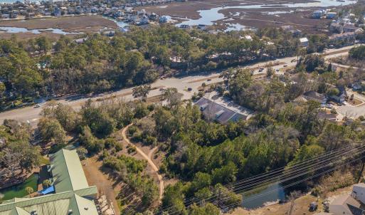 Aerial overview of property's location featuring a