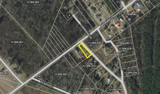 Aerial overview of property's location featuring p