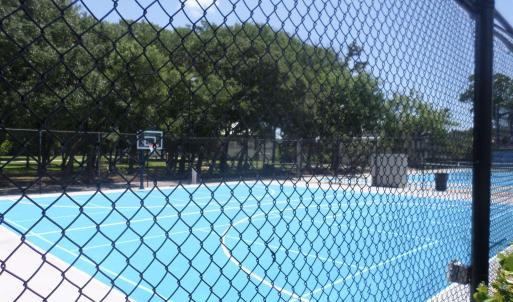 View of tennis court