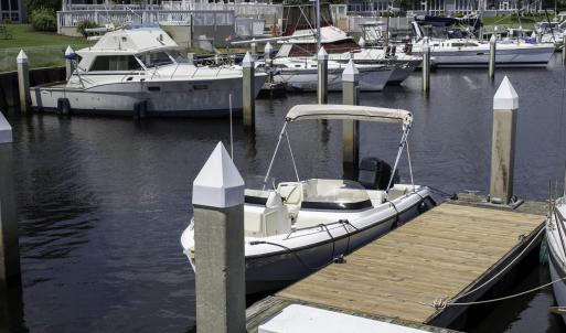 Dock featuring a water view