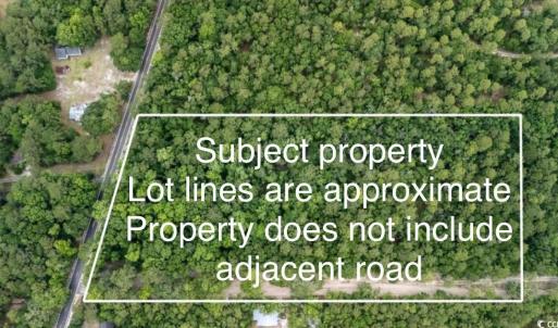 View of property location with property parcel out