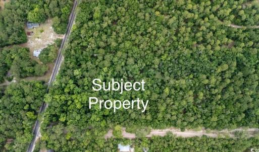 Aerial view of property's location