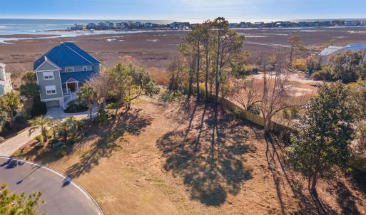 View from above of property featuring a nearby bod
