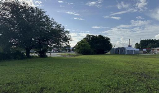 View from right side property line.