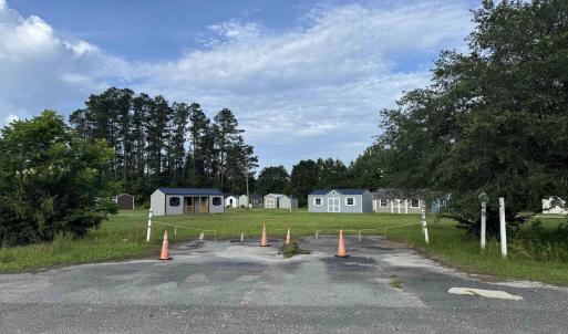 View of front of lot from highway.